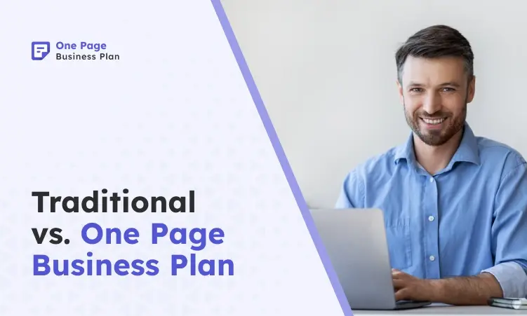 Traditional vs. One Page Business Plan